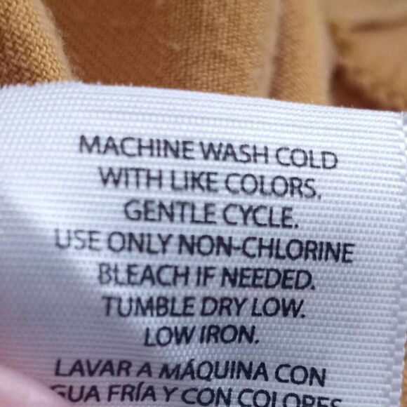 TIME & TRU MUSTARD PALAZZO CROP PANTS SZ.M EUC - Picture 7 of 7